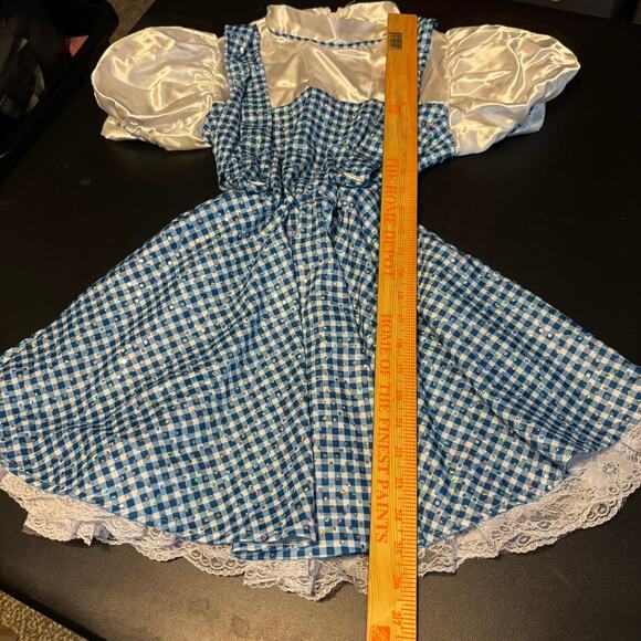 The Wizard of Oz Girls' Dorothy Dress Costume No Size Tag Halloween - Picture 2 of 6